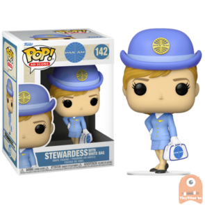 POP! Ad Icons Stewardess W/ White Bag 142 Pan Am
