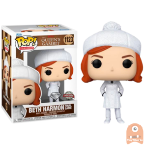 POP! TV beth Harmon Final Game Diamond Glitter 1123 Queens Gambit Exclusive
