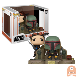 POP! Star Wars TV Moment Boba Fett & Fennec Shand on Throne 486