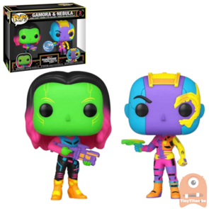 POP! Marvel Nebula & Gamora 2-pack Black light - GOTG2 Exclusive 