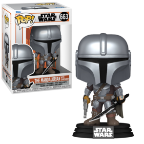 Funko POP! Mandalorian w/ DarkSaber 663 Star Wars The mandalorian 