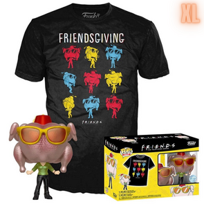 Funko POP! & TEE BOX  Friends Monica w/ Turkey metallic Exclusive - XL