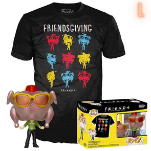 Funko POP! & TEE BOX  Friends Monica w/ Turkey metallic Exclusive - L