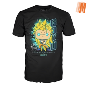 Funko T-Shirt Dragon Ball Z - Super Saiyan 3 Goku - Size Medium