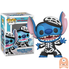 Funko POP! Disney Skeleton Stitch 1234 Lilo & Stitch Exclusive 