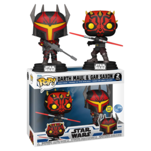 Funko POP! Darth Maul & Gar Saxon GITD 2-pack Star Wars Exclusive 