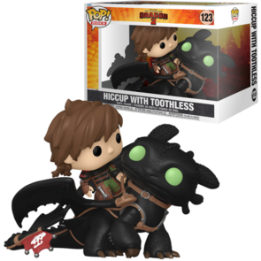 Funko POP! Ride DLX Hiccup w/ Toothless 123 How To Train A Dragon