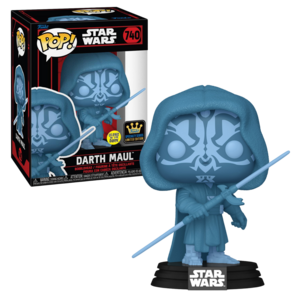 Funko POP! Darkside Darth Maul Holo Glow in the Dark 740 Star Wars Exclusive