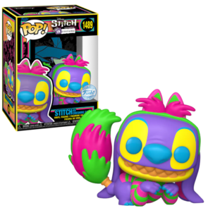Funko POP! Disney Stitch as Cheshire Cat 1489 Black Light Lilo & Stitch Exclusive