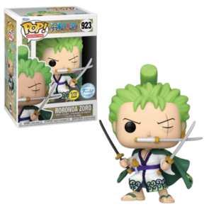 Funko POP! Animation Rorona Zoro GITD 923 One Piece Exclusive 