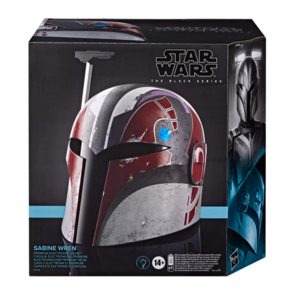 Star Wars Ahsoka Black Series Sabine Wren 1:1 Life-Size Prop Replica Premium Electronic Helmet 