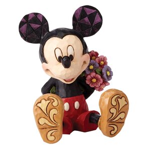 Disney Traditions Mickey Mouse with Flowers Mini Figurine 4054284