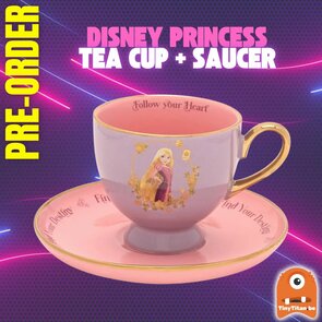 DISNEY PRINCESS - Rapunzel - Tea Cup + Saucer 200ml