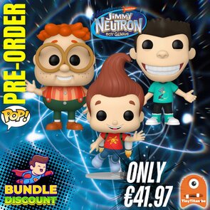 Funko POP!  Super Discount Bundle of 3 Jimmy neutron Pre-Order