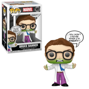 Funko POP! Bruce Banner No Angry 1417 Marvel Comics