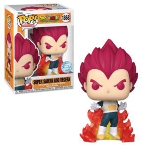 Funko POP! Animation Super Saiyan God Vegeta 1868 Dragon Ball Super Broly Exclusive 