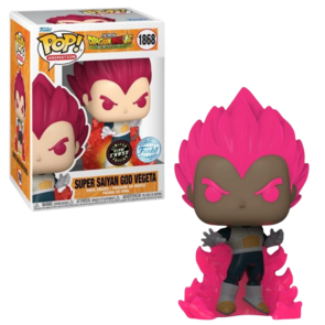 Funko POP! Animation Super Saiyan God Vegeta GITD CHASE 1868 Dragon Ball Super Broly Exclusive 