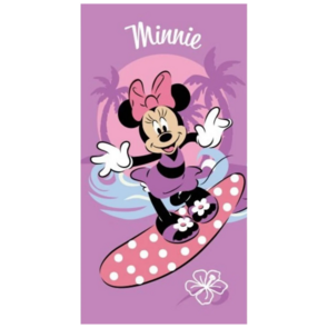 DISNEY - Minnie Surf - Beach Towel 100% Polyester - 70x140cm