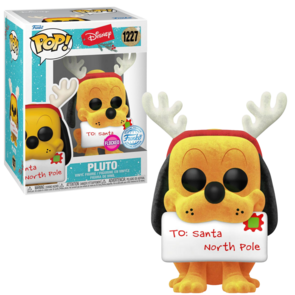 Funko POP! Disney Pluto Santa FLocked 1227 Exclusive 