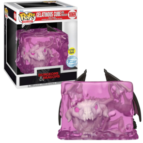 Funko POP! DLX Gelatinous Cube with Dracolich GITD Dungeon & Dragons Exclusive 