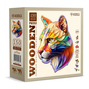 Gaudy Cougar 150 Wooden Puzzle