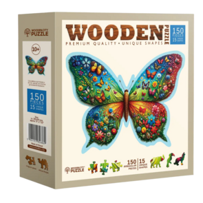 Colorful Butterfly 150 Wooden Puzzle