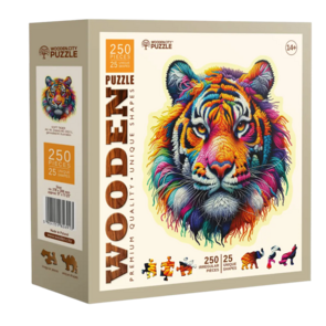 Soft Tiger 250 Wooden Puzzle