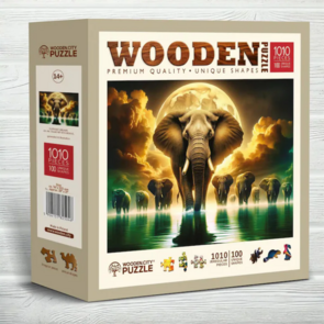 Elephant Dreams 1000 Wooden Puzzle