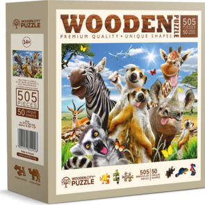 Welcome Africa 505 Wooden Puzzle