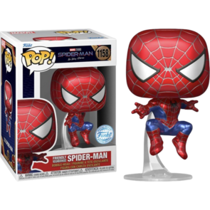 FUNKO POP! SPIDER MAN NO WAY HOME FRIENDLY NEIGHBORHOOD METALLIC 1158 Exclusive