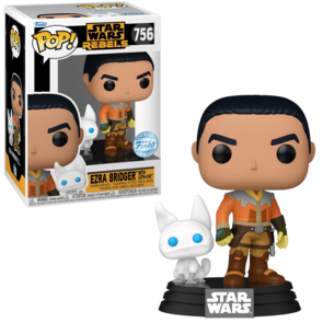Funko POP! Ezra Bridger with Loth Cat 756 Star Wars Rebels Exclusive