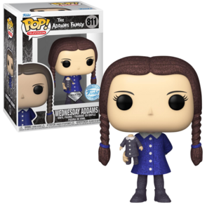 Funko POP! The Addams Family - Wednesday Addams (Diamond Glitter) (Black) 811 Exclusive