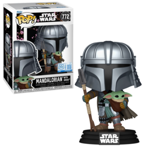 Funko POP! Star Wars Impressions Mandalorian with Grogu 772 Exclusive