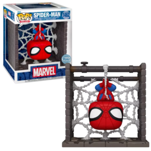 FUNKO POP! Deluxe Spider-man webbed 1462 Marvel Exclusive
