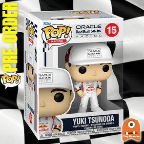 FUNKO POP! Yuki Tsunoda 15 Oracle Red Bull Racing F1 Pre-Order