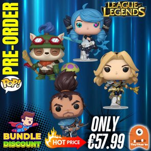 FUNKO POP! Super Discount Bundle of 4 League of Legends Pre-Order