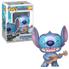 FUNKO POP! STITCH WITH UKULELE (PEARLESCENT) 1044 LILO AND STITCH Exclusive