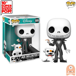 Funko POP! Disney Jack Skellington w/ Zero 10 INCH 809 Nightmare before Christmas