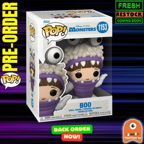 Funko POP! BOO W/HOOD 1153 MONSTERS INC 20TH Pixar Back Order