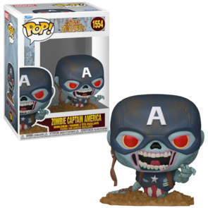 Funko POP! ZOMBIE CAPTAIN AMARICA 1554 MARVEL ZOMBIES