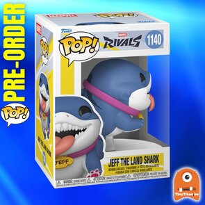 Funko POP! MARVEL RIVALS 1140 JEFF THE LAND SHARK Pre-Order