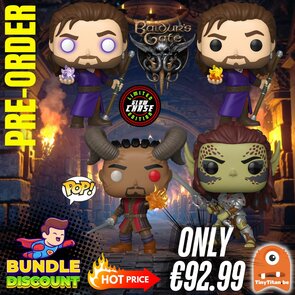 FUNKO POP! Super Discount Bundle of 3 + CHASE BALDUR'S GATE 3 Pre-Order