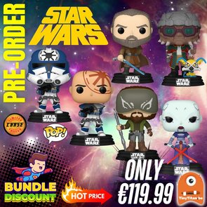FUNKO POP! Super Discount Bundle of 5 + CHASE STAR WARS Pre-Order