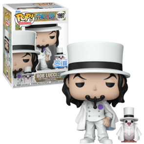 Funko POP! Rob Lucci with Hattori 1997 One Piece Exclusive