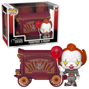 FUNKO POP! TOWN Pennywise & Wagon 49 Welcome To Derry IT