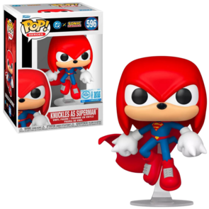Funko POP! JLA & SONIC 596 Knuckles As Superman Exclusive