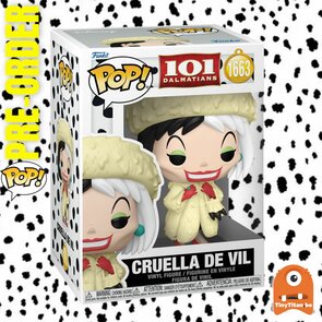 Funko POP! 101 DALMATIANS 1663 Cruella De Vil Pre-Order
