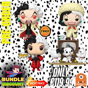 FUNKO POP! Super Discount Bundle of 3 + CHASE 101 DALMATIANS Pre-Order