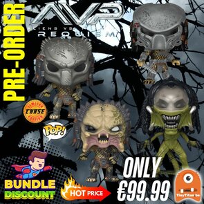 FUNKO POP! Super Discount Bundle of 3 + Chase PREDATOR Pre-Order