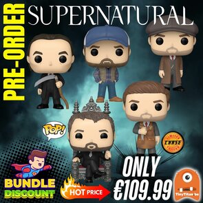 FUNKO POP! Super Discount Bundle of 4 + CHASE SUPERNATURAL Pre-Order
